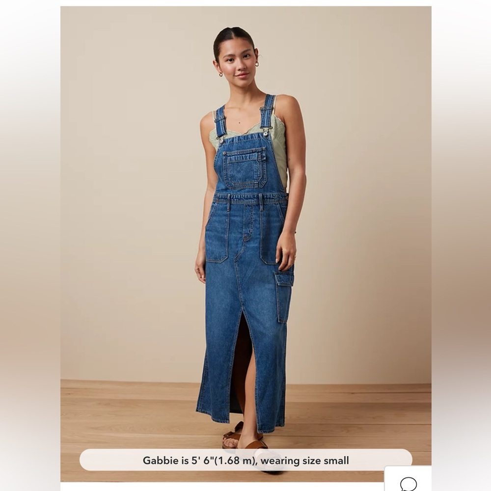 American Eagle Denim overall dress